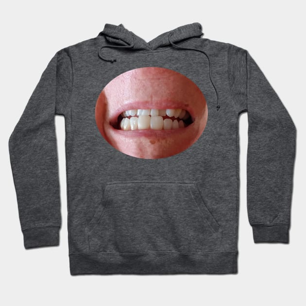 Funny Looking Mouth of the Artist Hoodie by ellenhenryart